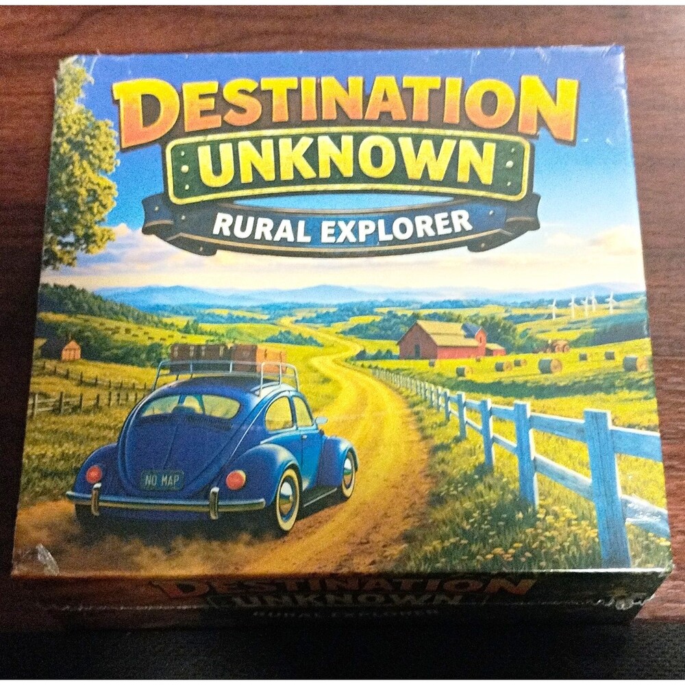 Destination Unknown: Rural Explorer Card Game - Skiddley D Games - new & sealed